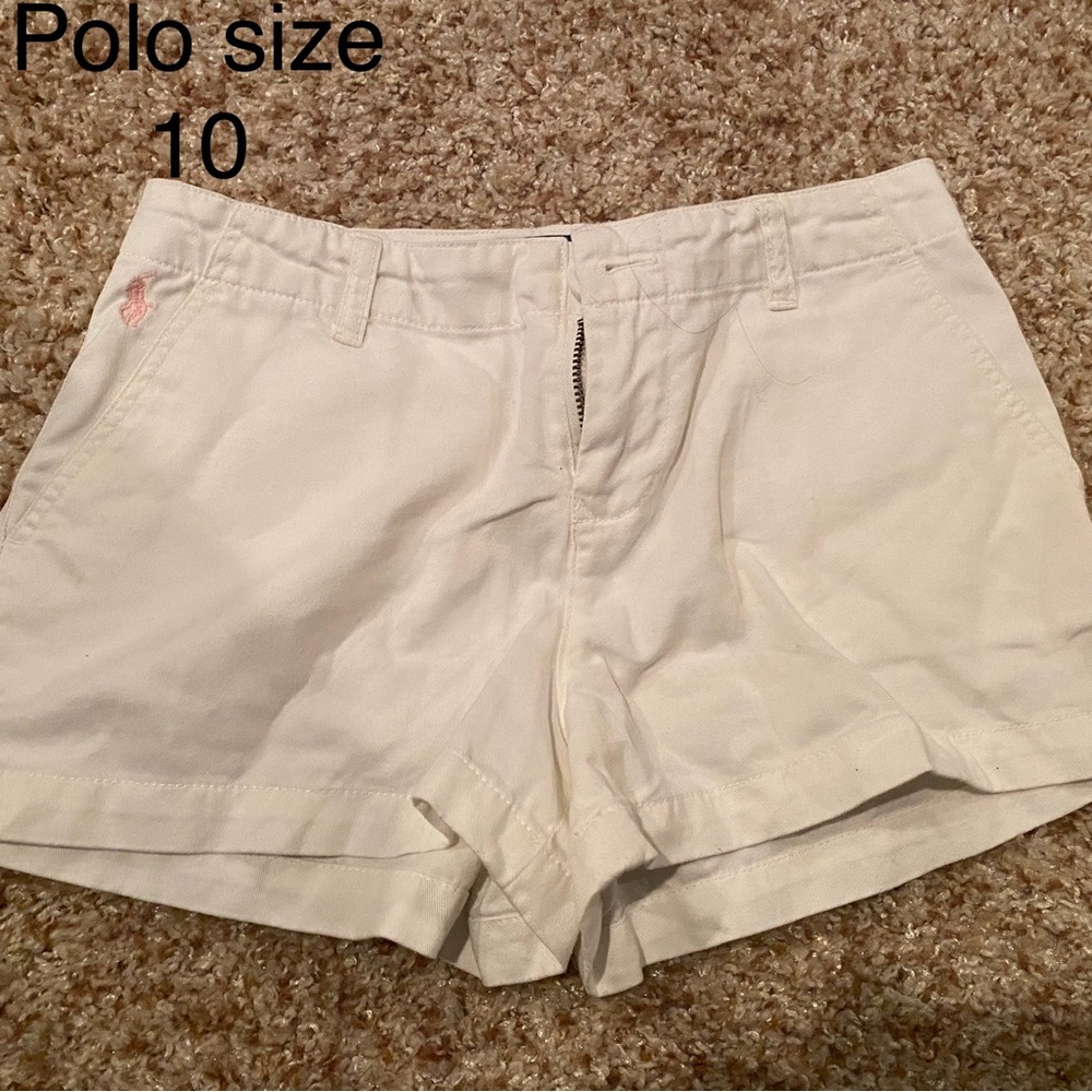 Polo by Ralph Lauren Girls White Shorts